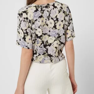 Blitzangebot 🔔 Pieces Bluse Mit Knotendetail Modell ‘Nya’ – Flieder ✨ 15