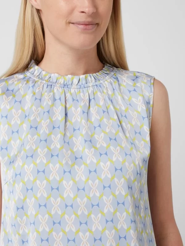 Schlussverkauf 👏 Betty Barclay Blusentop Mit Allover-Muster – Hellblau 💯 4