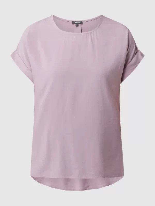 Bester Verkauf 💯 Montego Blusenshirt Aus Viskose – Mauve 🥰 3